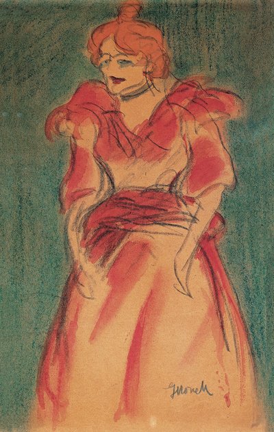Cabaret Singer by Isidre Nonell
